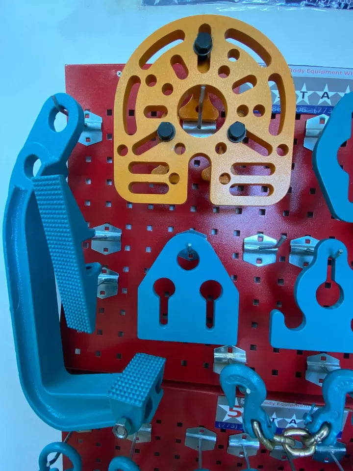 HEAVY DUTY AUTO BODY FRAME MACHINE 25 PIECE PULLING TOOLS AND CLAMPS set 72 HEAVY DUTY AUTO BODY FRAME MACHINE 25 PIECE PULLING TOOLS AND CLAMPS set 72