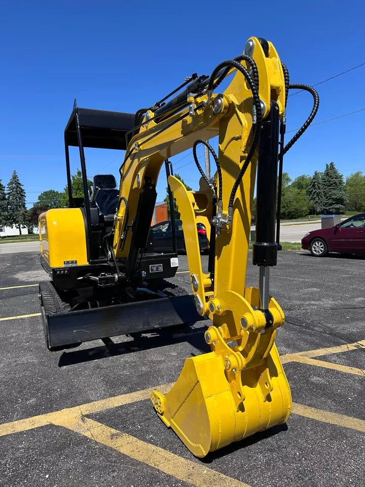 FREE SHIPPNG 2025 New Excavator, EPA CERTFD Kubota Engine 3.5 TON Kubota D1703B