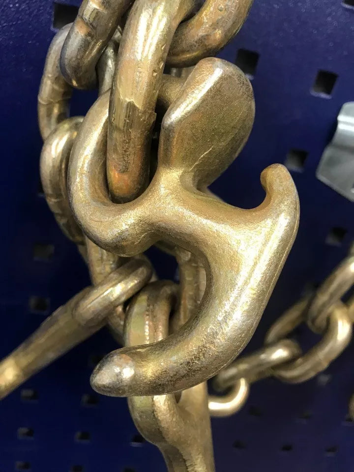 SET#56 - 2 Piece Mo Clamp Style 3 Chain RTJ Hook Frame Machine TOW TRUCK WRECKER SET#56 - 2 Piece Mo Clamp Style 3 Chain RTJ Hook Frame Machine TOW TRUCK WRECKER