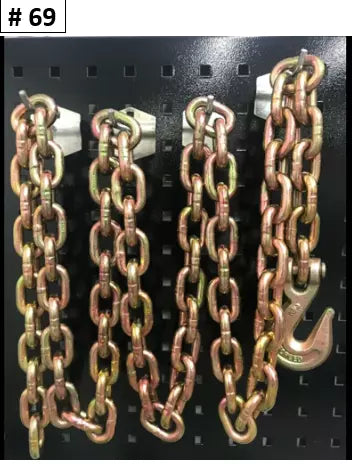 SET#69 Frame Machine Chain with Grab Hook 26400 Capacity 8 FT FEET Long Chain SET#69 Frame Machine Chain with Grab Hook 26400 Capacity 8 FT FEET Long Chain