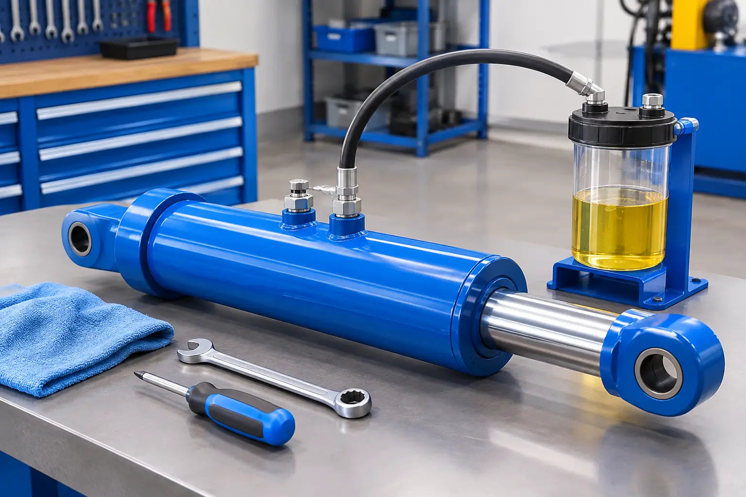 How to Bleed Hydraulic Cylinders in the Shop