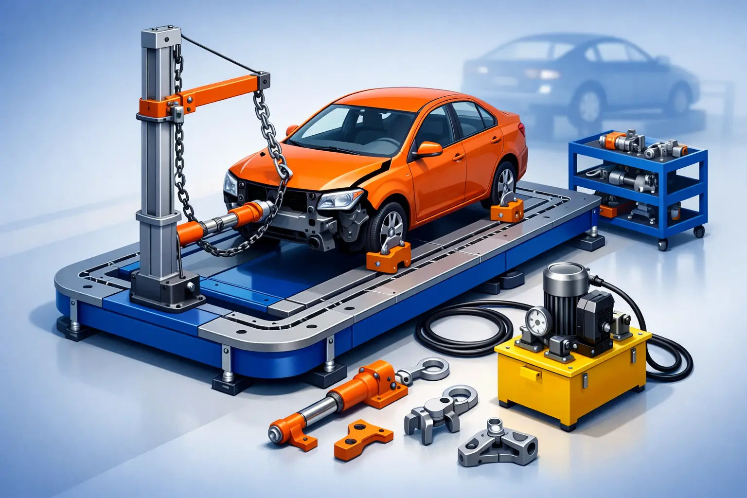 Choosing a Hydraulic Frame Puller System