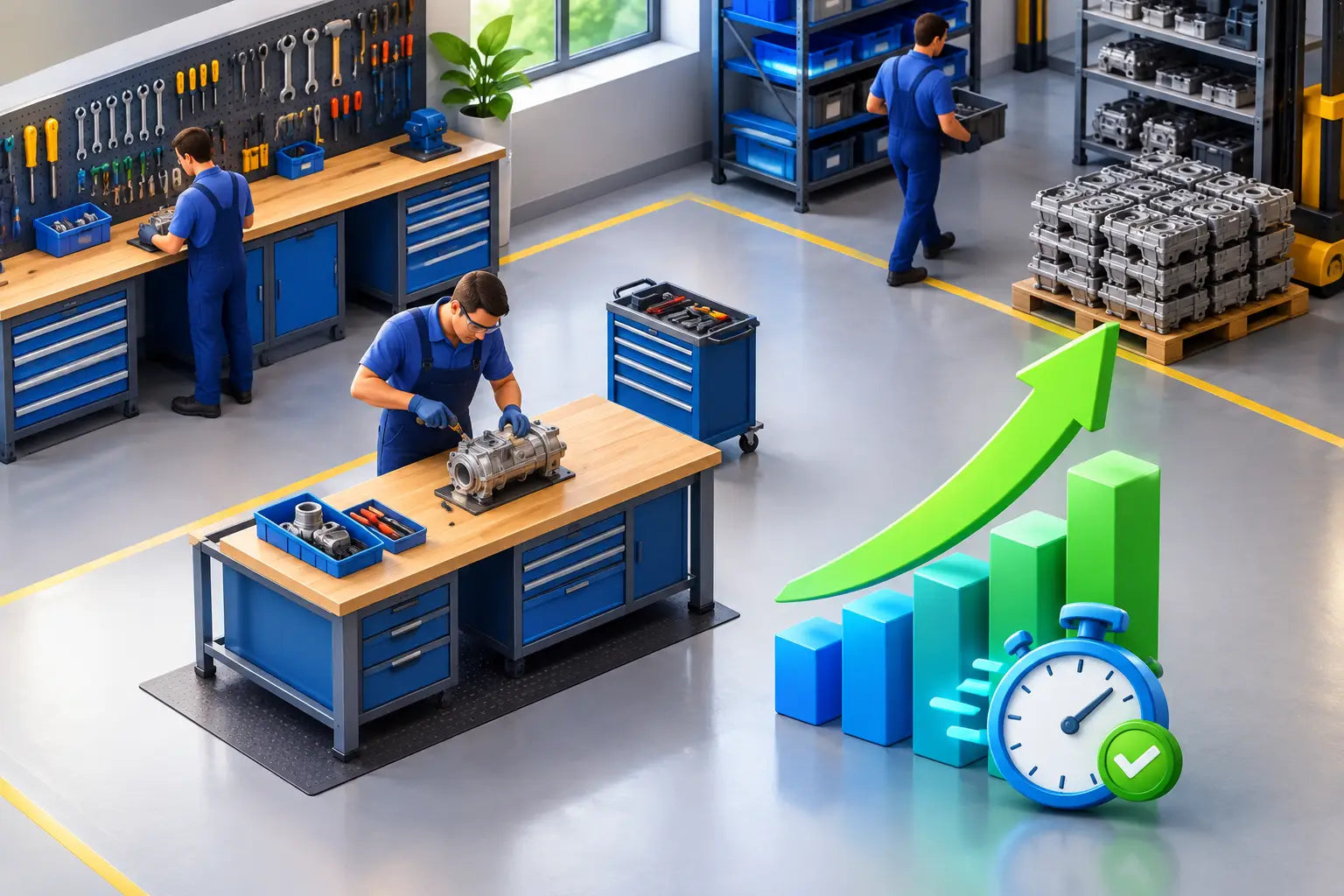 Workshop Productivity Gains That Hold Up Under Load