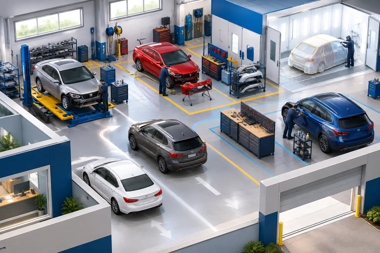 Collision Shop Layout That Keeps Repairs Moving