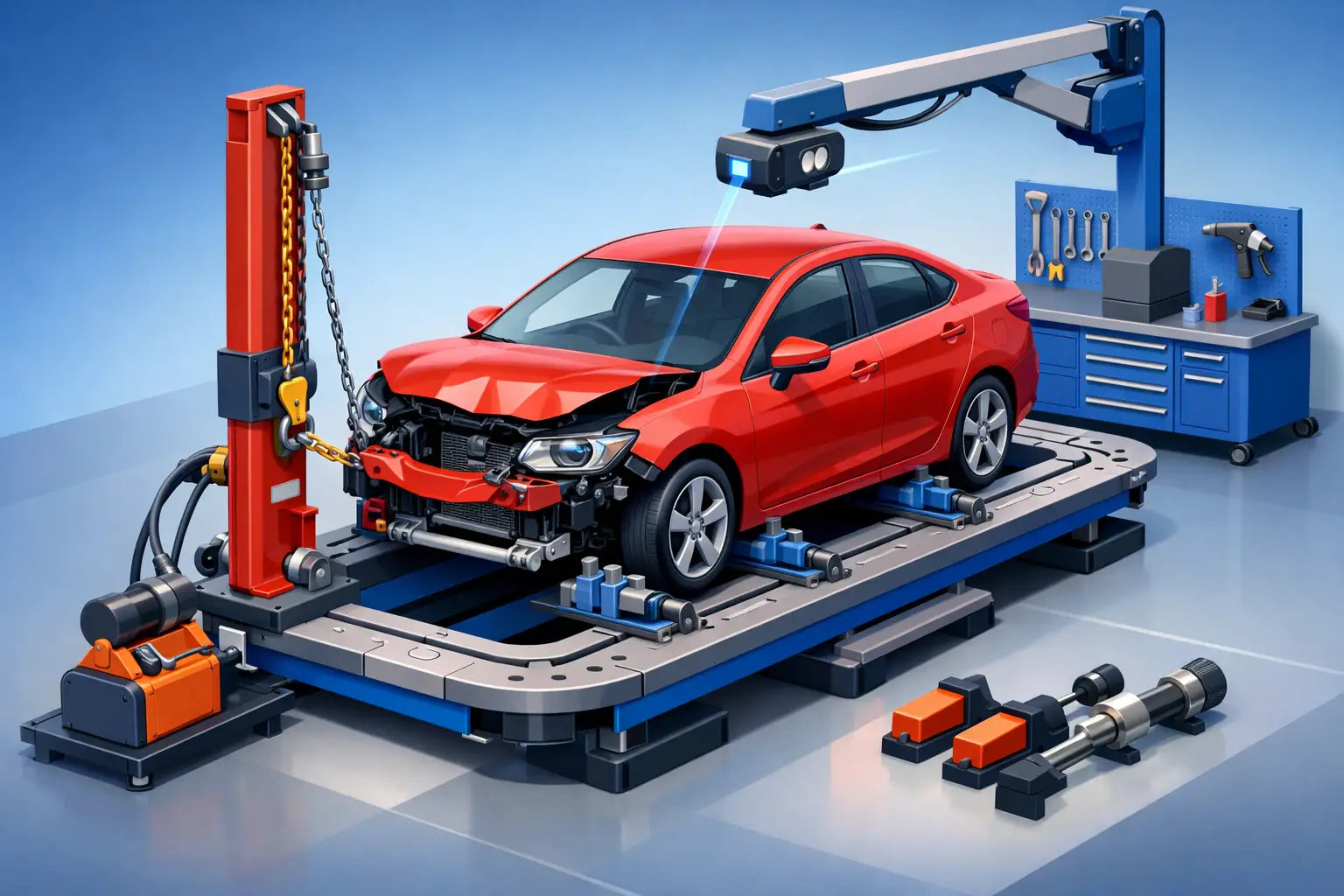 Car Frame Straightener: What Your Shop Needs