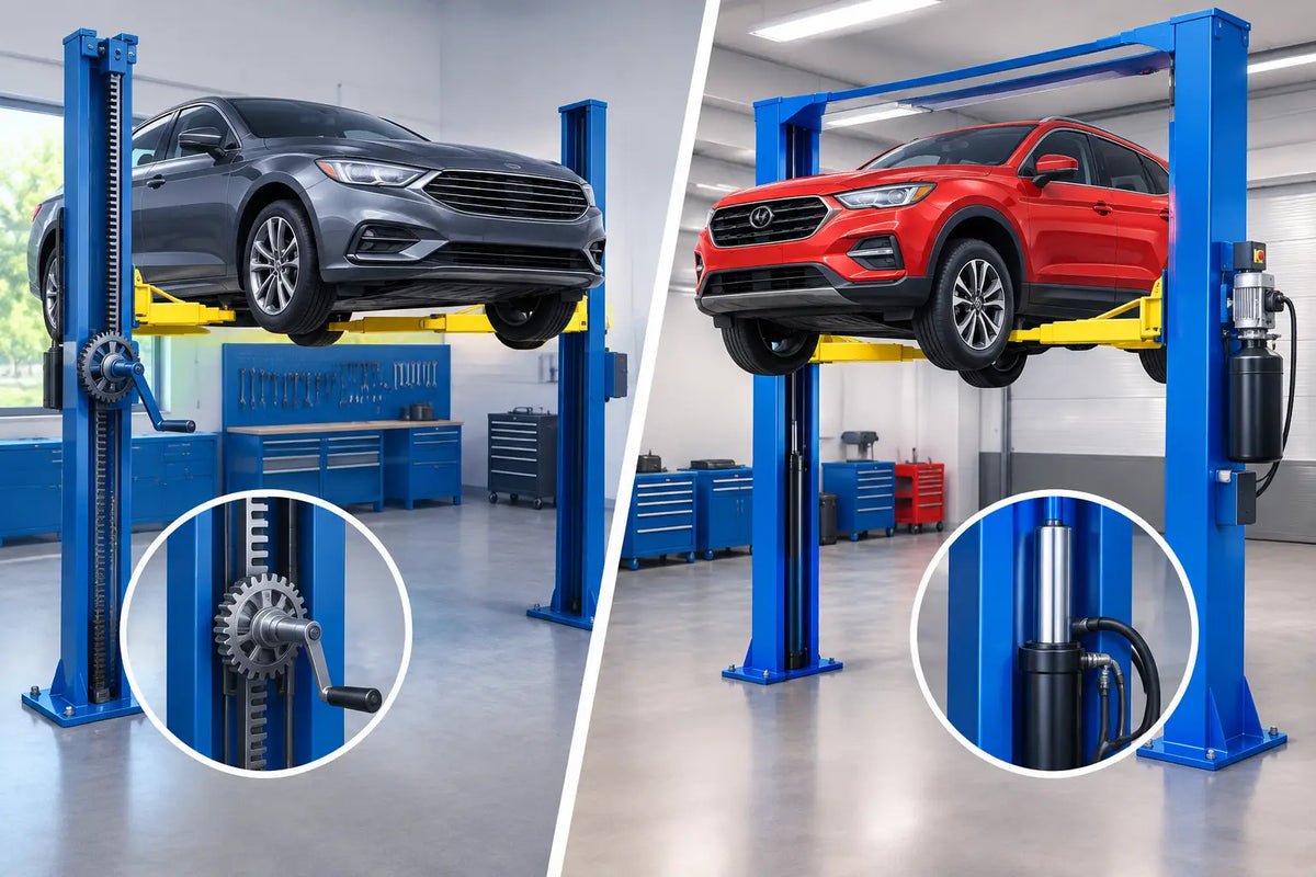 Mechanical Versus Hydraulic Vehicle Lifts