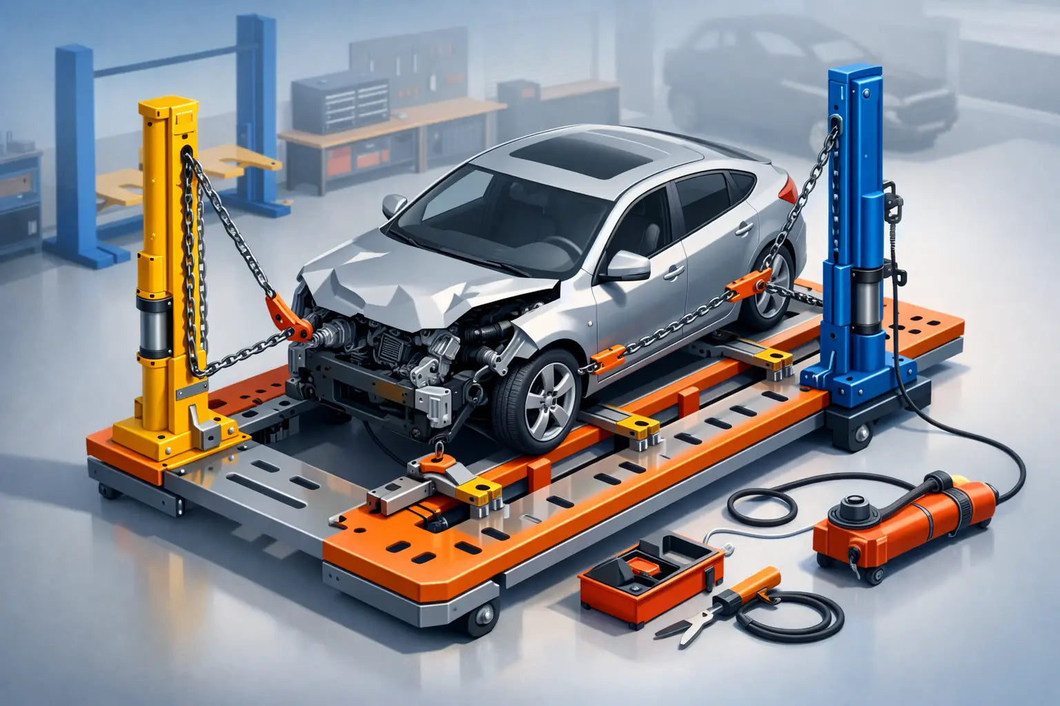 Frame Pullers for Better Collision Repair Results