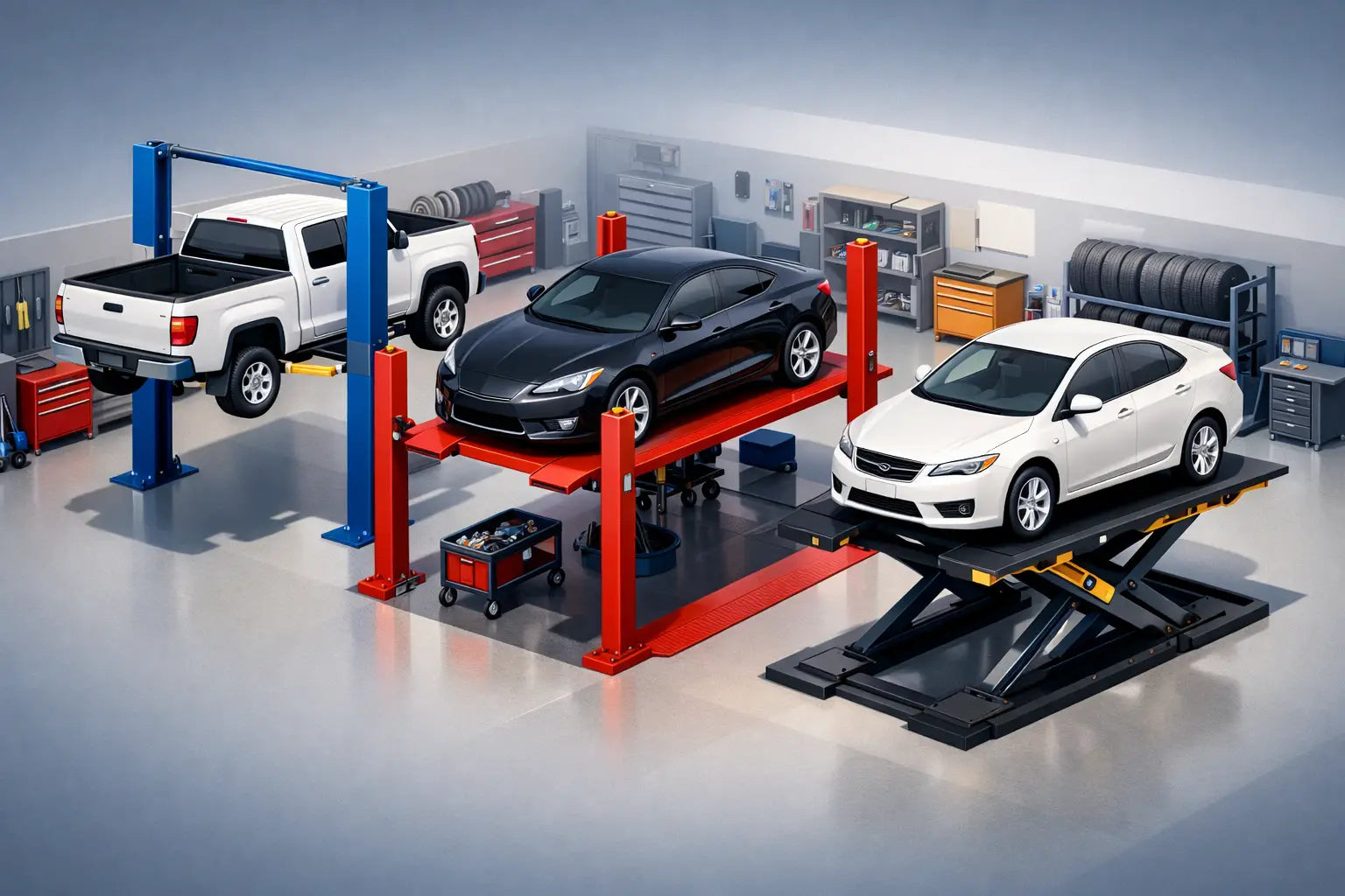 Vehicle Lift Selection for a Hardworking Shop