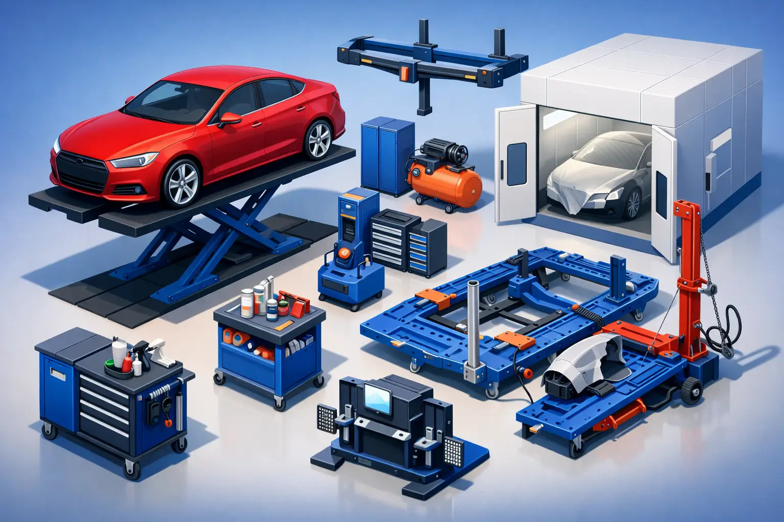 How Auto Body Equipment Packages Build Capacity
