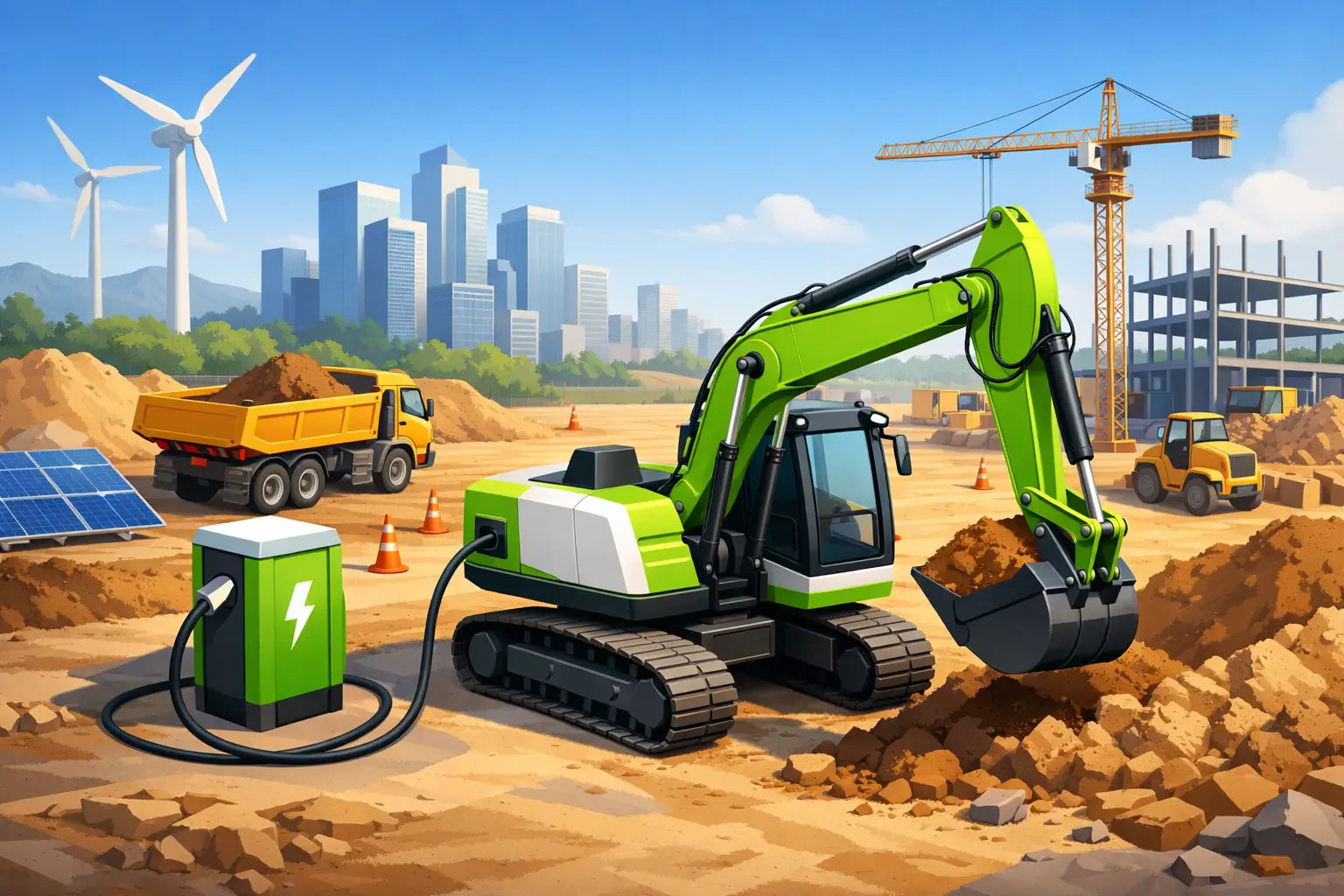 The Future of Electric Excavators on US Jobsites