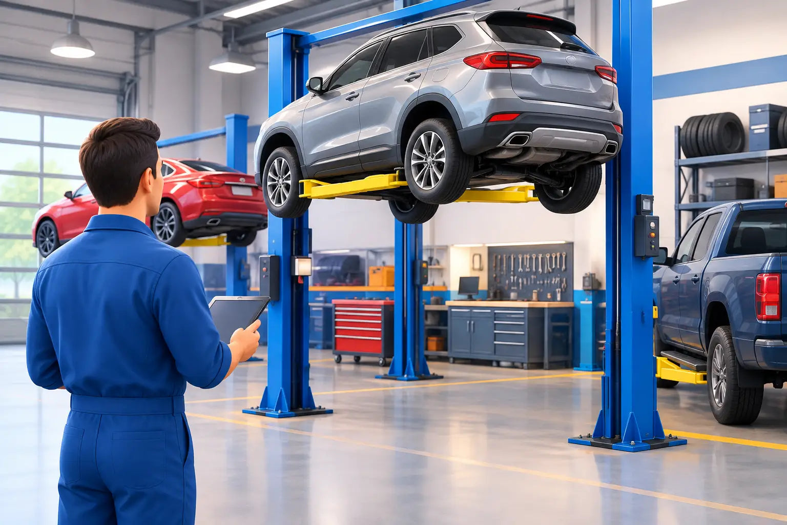 What Lift Capacity Is Needed for Your Auto Shop?