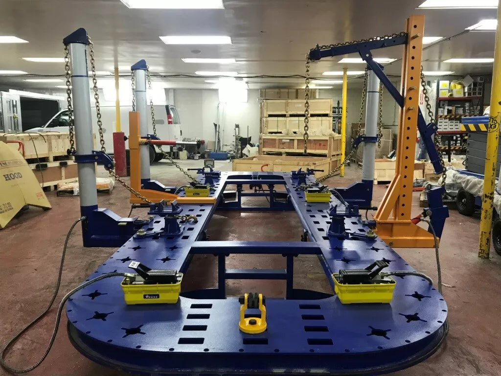 FREE SHIPPING 22 FEET 4 TOWERS AUTO BODY SHOP FRAME MACHINE RACK – 5 ...