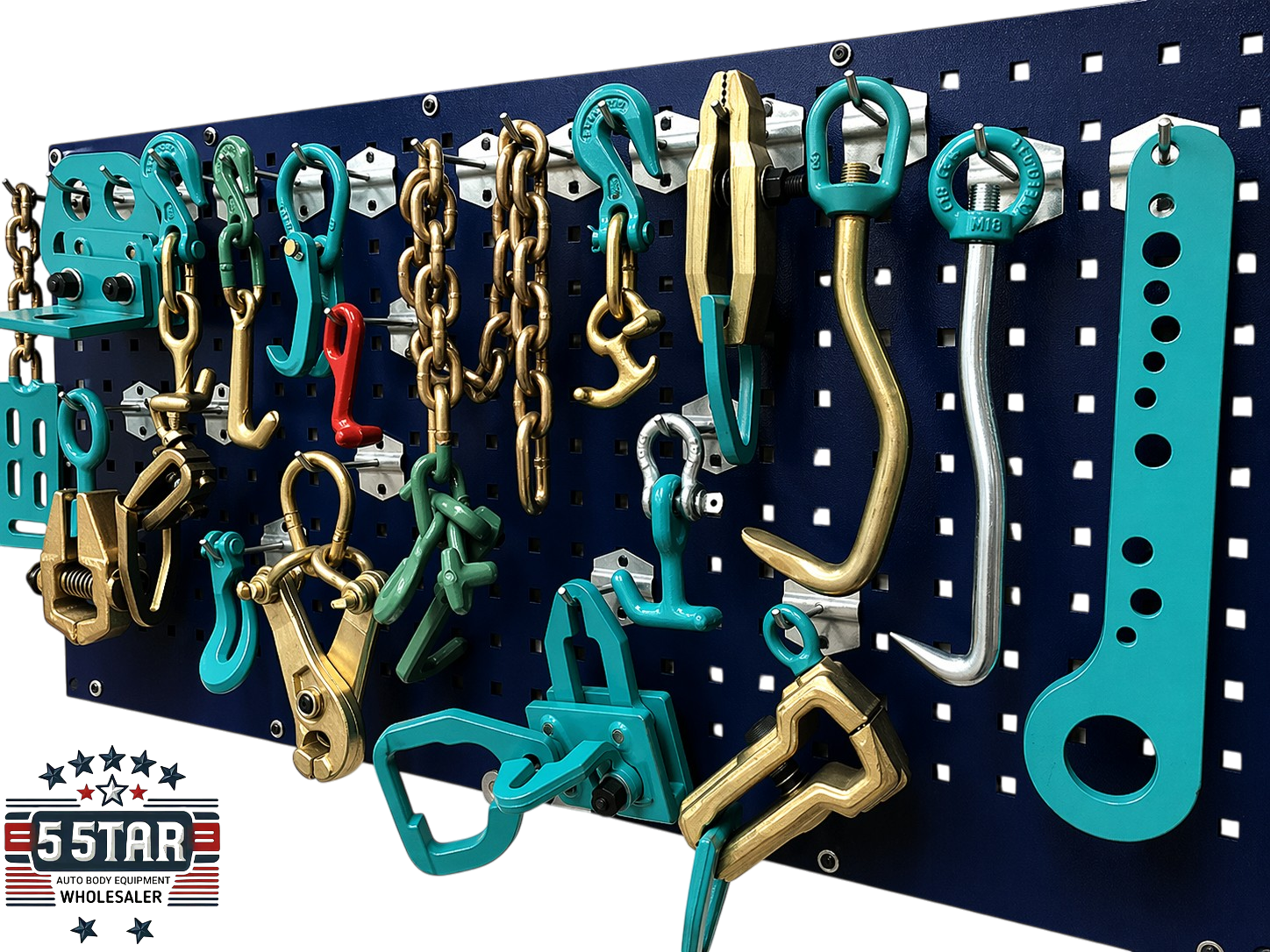 SET#8 - 19 PIECE AUTO BODY FRAME MACHINE HEAVY DUTY CLAMPS TOOLS