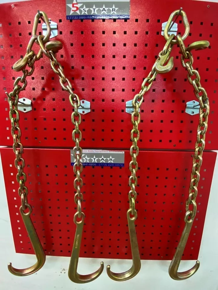 2-Piece Set of N711-8 G70 V-Chain Large J Hooks
