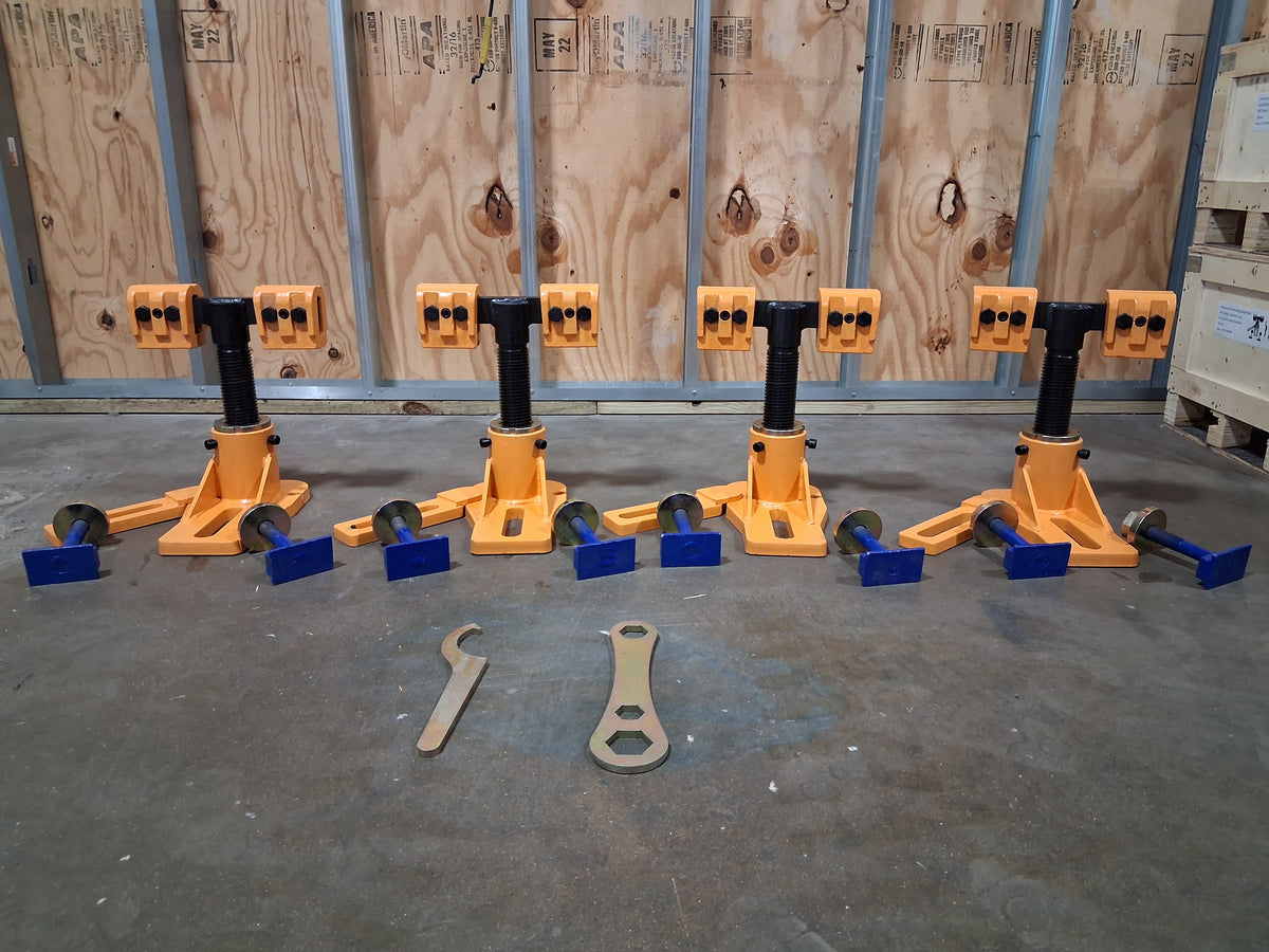 Universal Heavy Duty Auto Body Frame Machine Tie Down Clamp a Set of 4