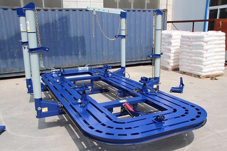 FREE DELIVERY NEW 22 FEET 4 TOWERS AUTO BODY SHOP FRAME MACHINE COMPLETE PACKAGE