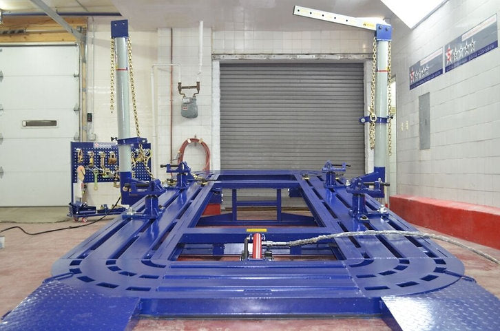 FREE SHIPPING NEW 22 FEET LONG AUTO BODY FRAME MACHINE + TOOLS, TOOLS CART/ Local pickup only