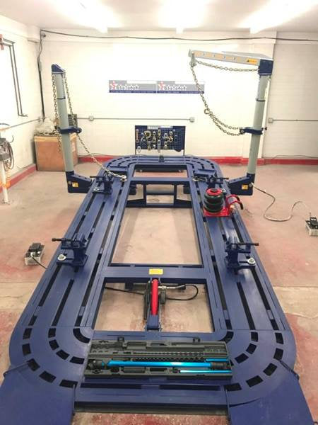 FREE SHIPPING NEW 22 FEET AUTO BODY FRAME MACHINE WITH TOOLS CART COMPLETE PCKG