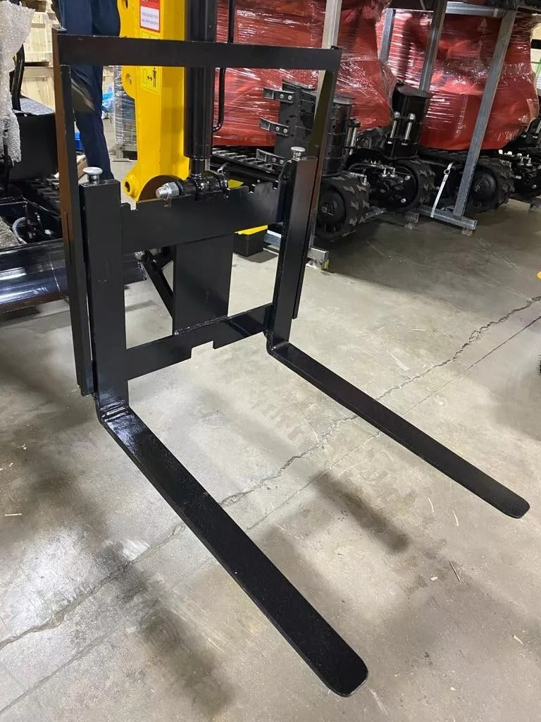 1 Ton Mini Excavator 30" Long Fork Attachment