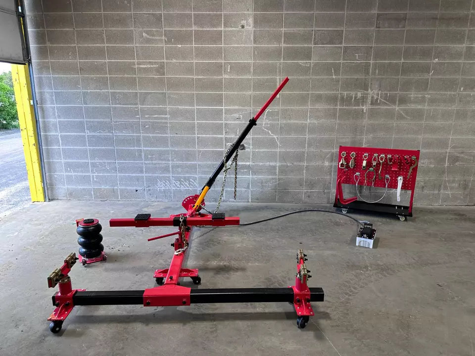 Accessories included with the portable frame puller