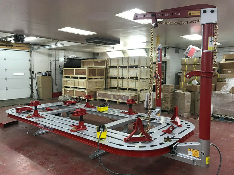 FREE SHIPPING NEW 16 FEET AUTO BODY FRAME MACHINE + CLAMPS 360 MOVN TO ...