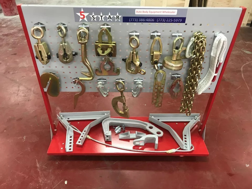 Adjustable tower collars for precise pulling on frame machine
