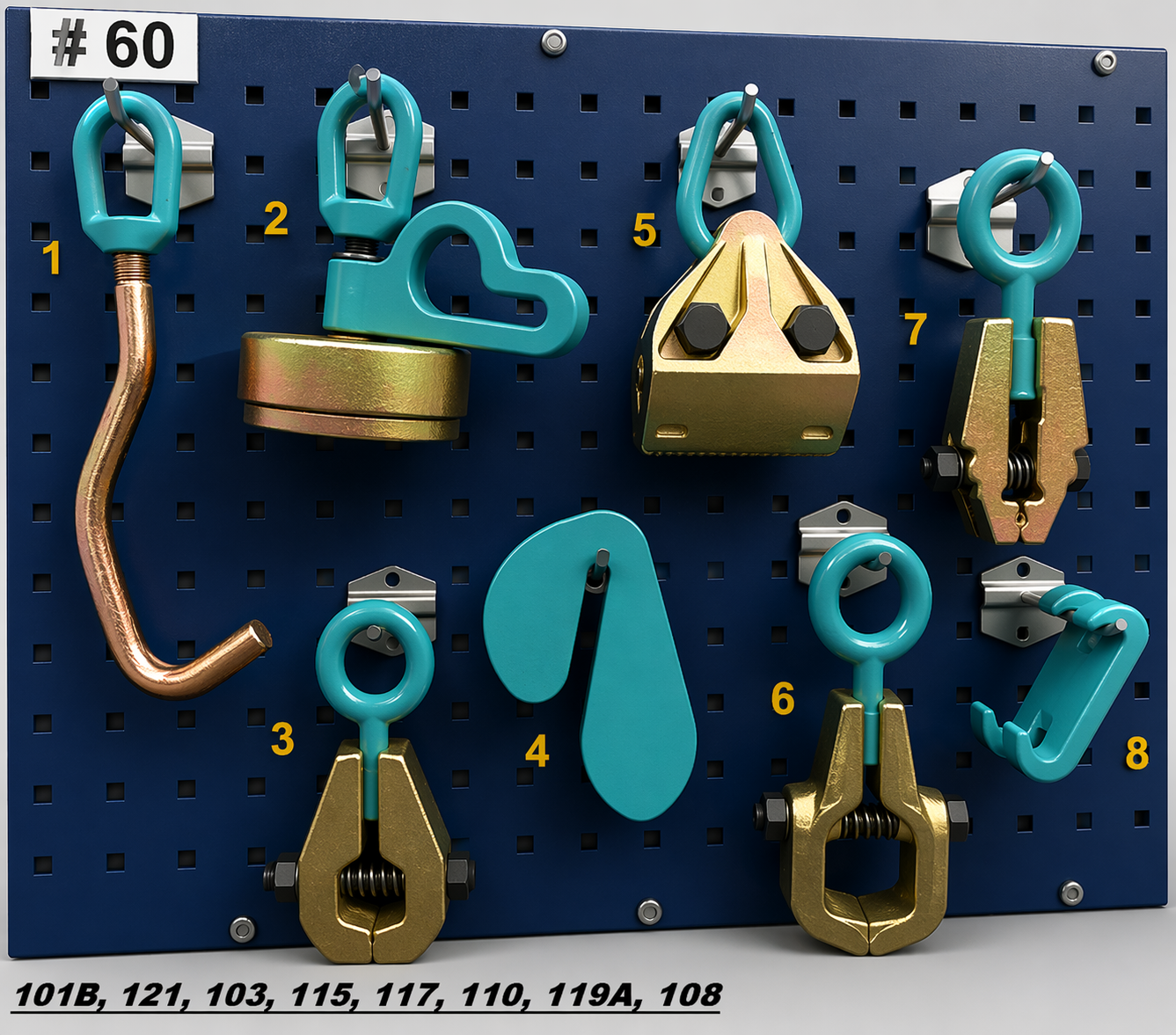 SET#60 AUTO BODY FRAME MACHINE HEAVY DUTY 8 PIECE TOOL AND CLAMP