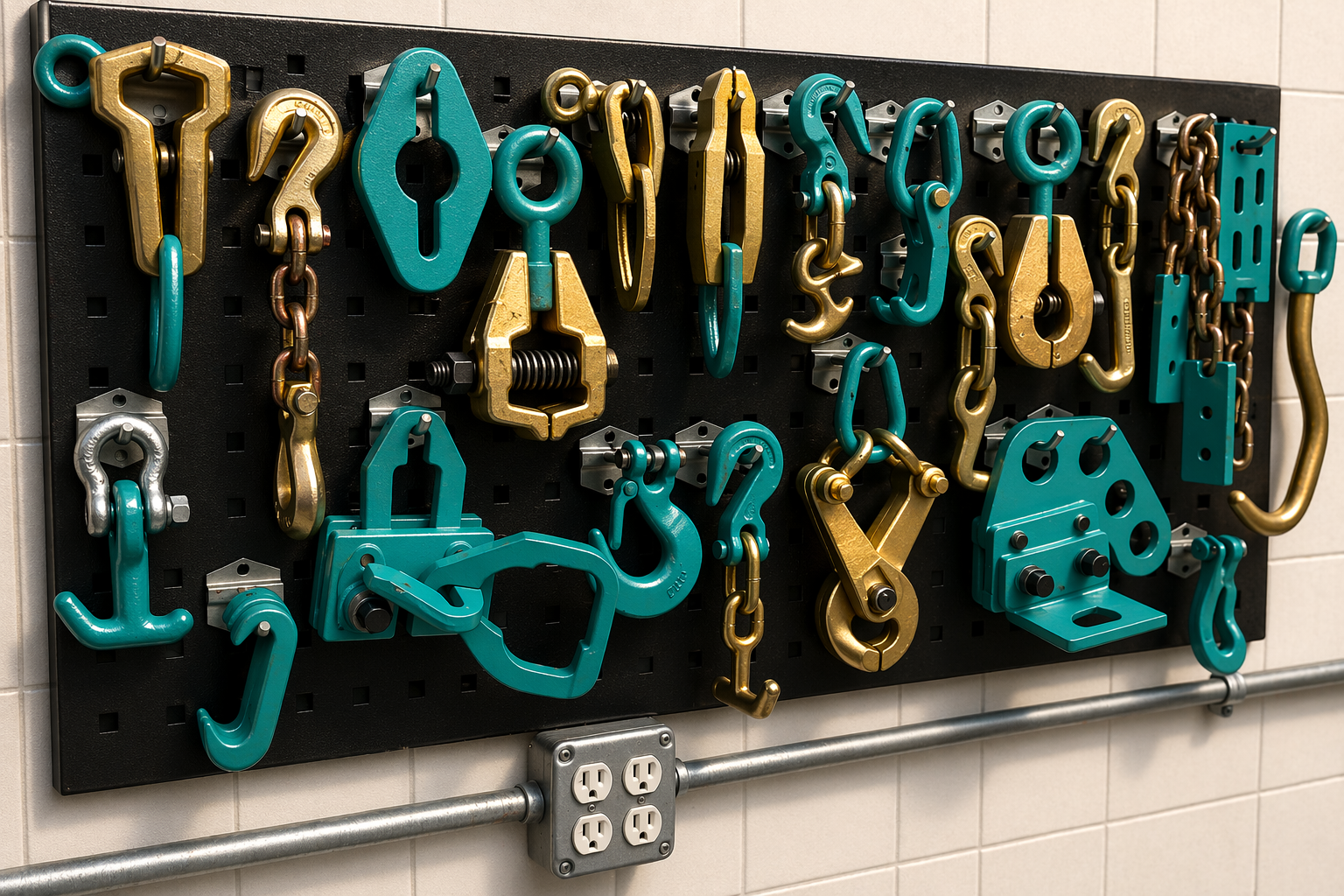 SET#49 AUTO BODY FRAME MACHINE HEAVY DUTY 22 PIECE PULLING TOOLS AND CLAMPS SET
