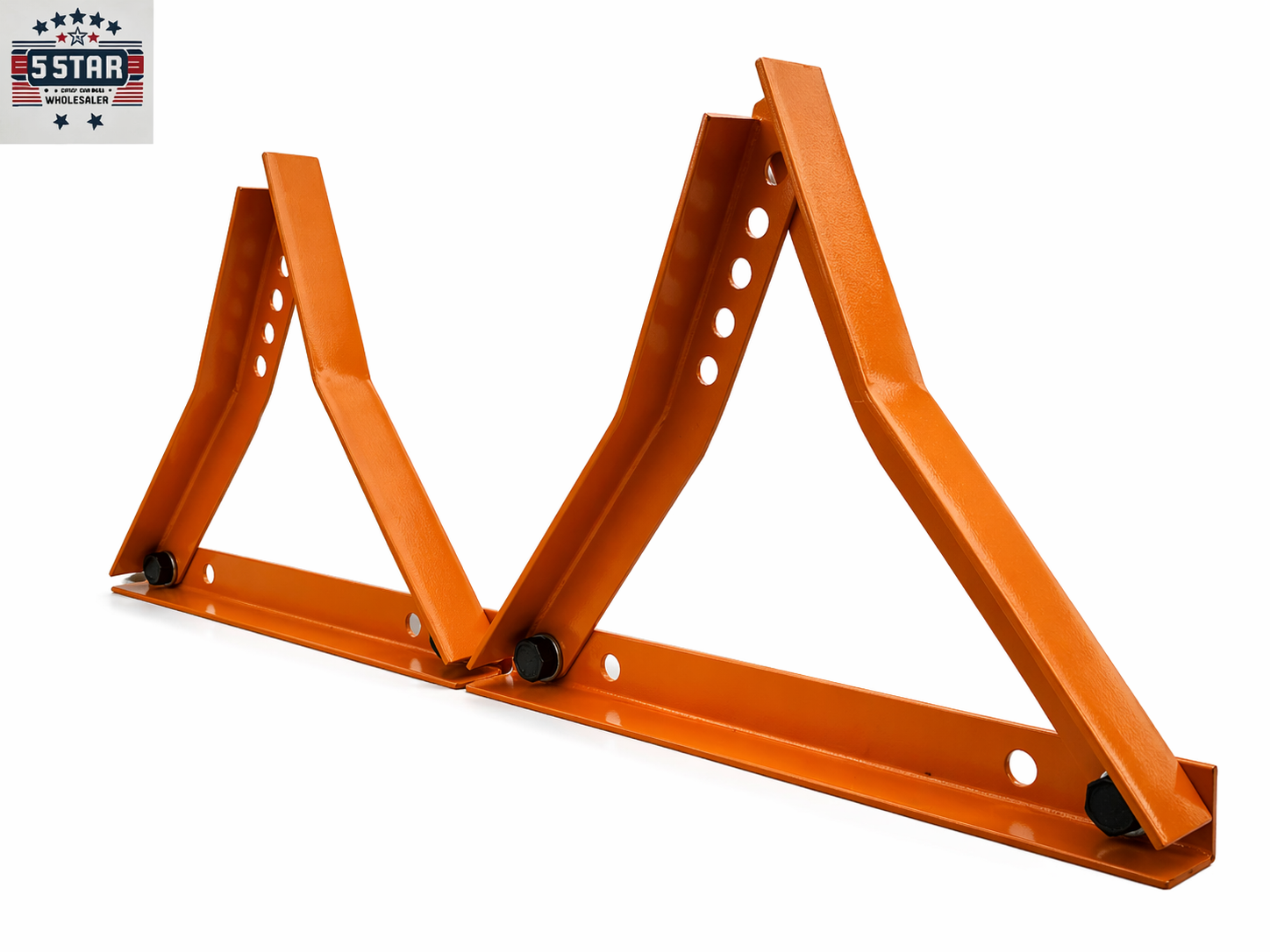 SET#43 FRAME MACHINE 2 UNIVERSAL WHEEL STANDS ADJUSTABLE CHIEF STYLE 674507