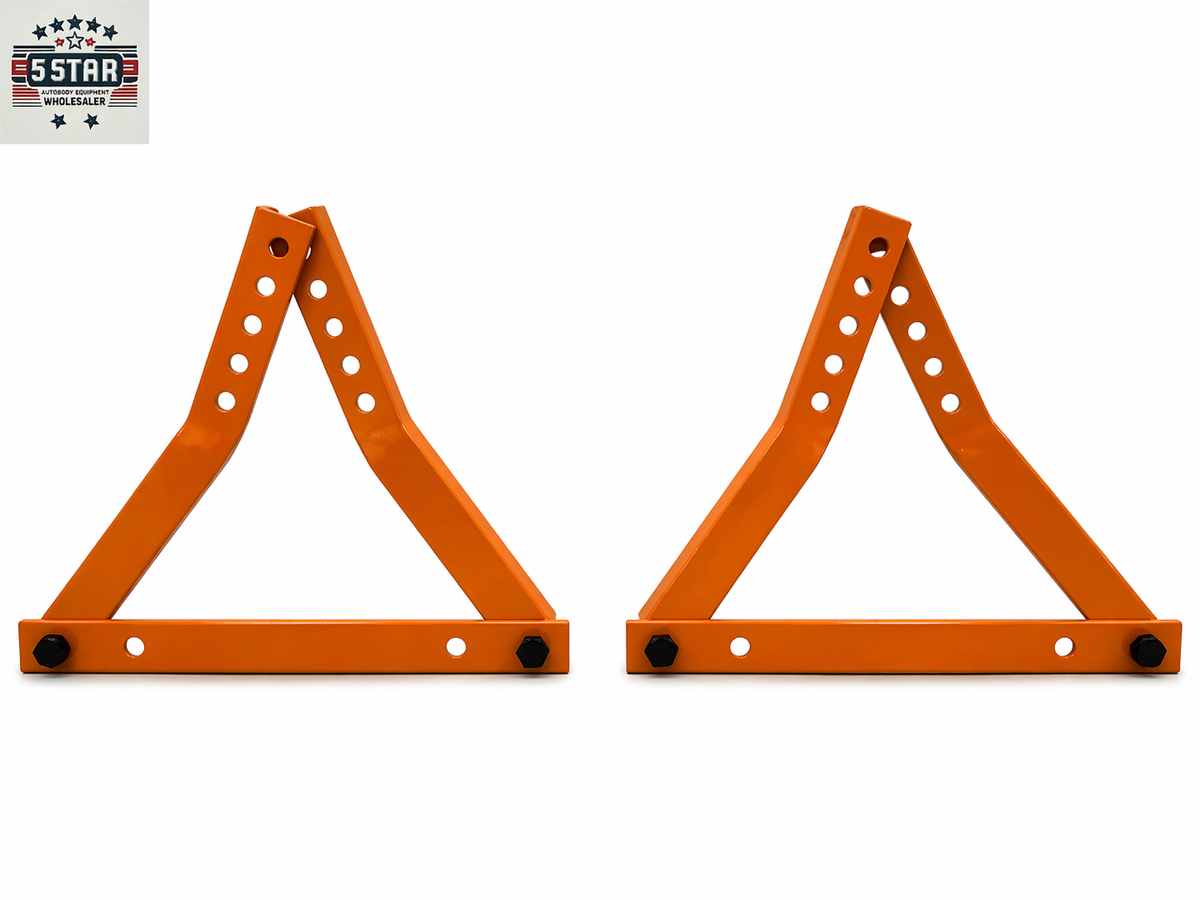 SET#43 FRAME MACHINE ADJUSTABLE 2 UNIVERSAL WHEEL STANDS CHIEF STYLE 674507