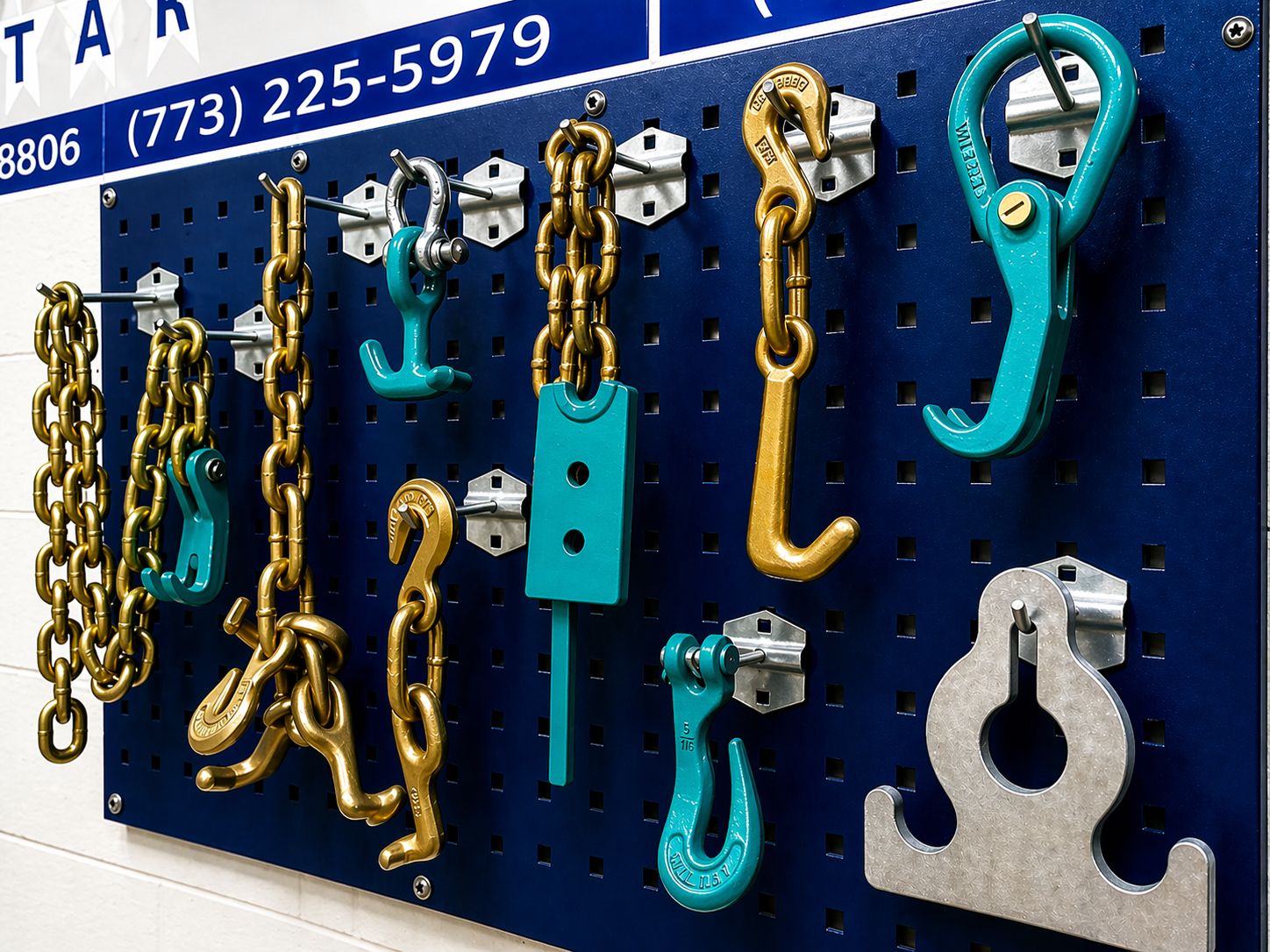 Set# 115 AUTO BODY FRAME MACHINE HEAVY DUTY 9 PIECE TOOL CHAIN SET