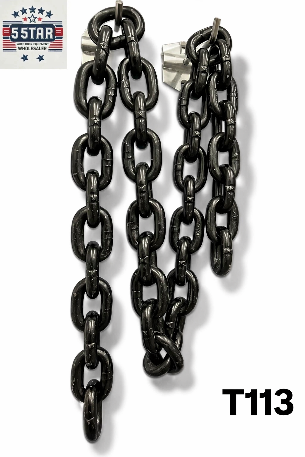 Set#116 Auto Body Frame Machine 9pc Tool Chain Clamp Set Pull Hooks Kit