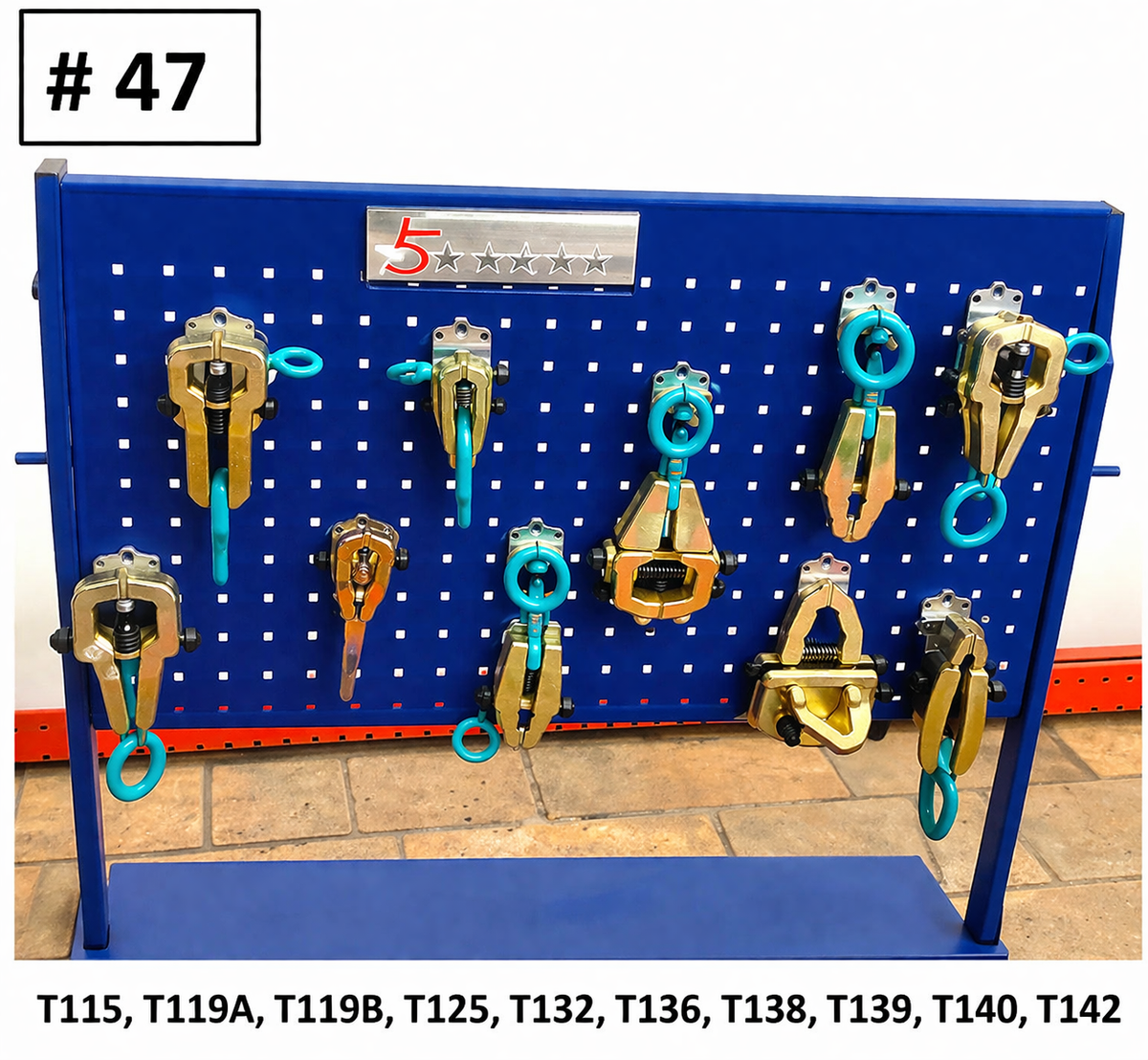 SET#47 AUTO BODY FRAME MACHINE TOOLS HEAVY 10 PIECE CLAMPS MEGA