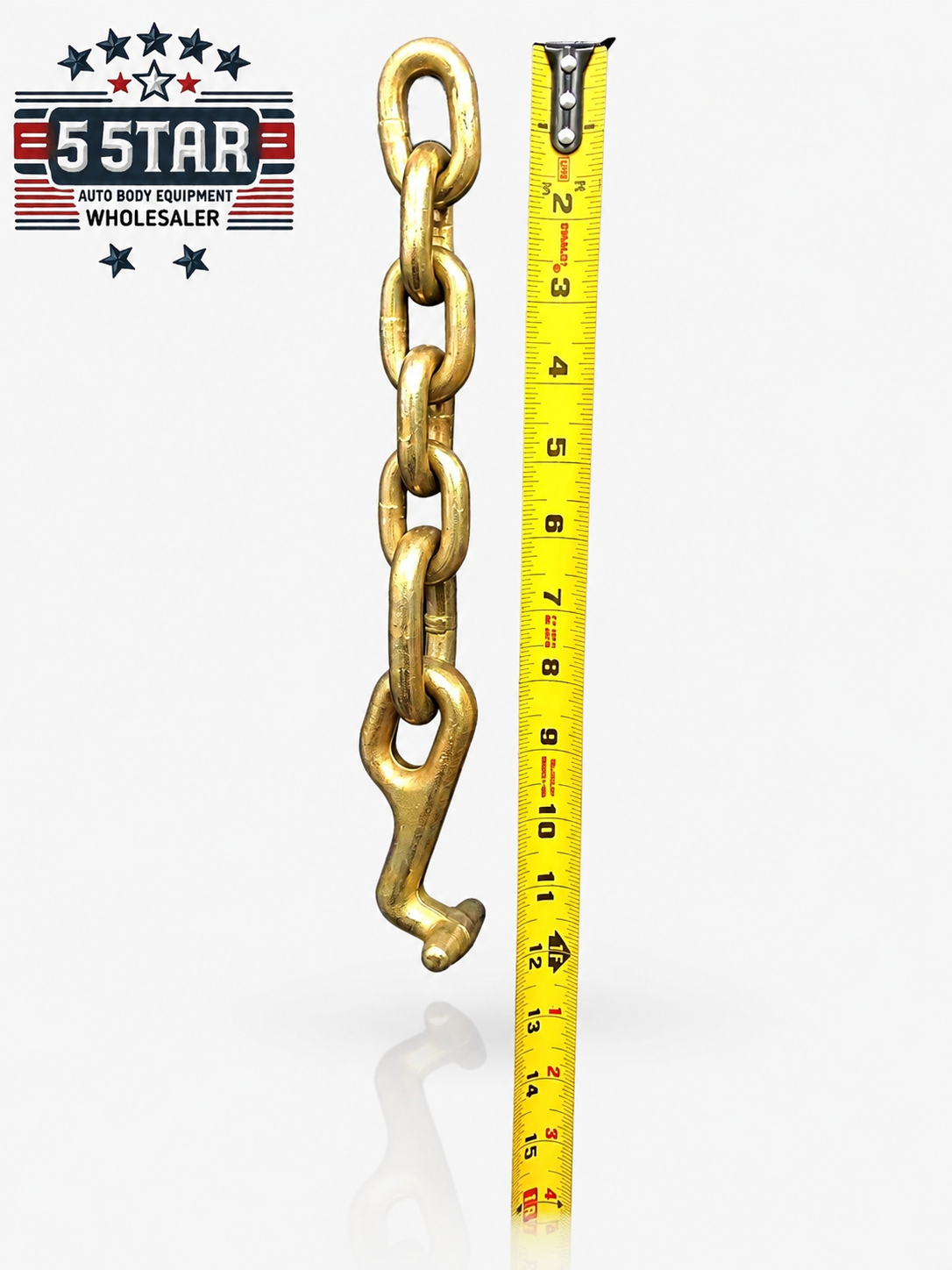 Set#98 8-PC Mo Clamp Style TOW TRUCK TOWING TOOLS AUTO BODY FRAMEMACHINE CHAINS