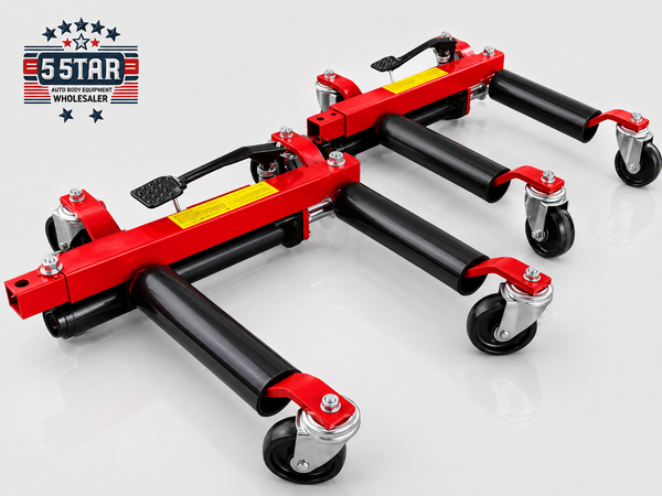 Vehicle Positioning Dolly 2 Wheel Jack Car Hydraulic Lift Tire Heavy