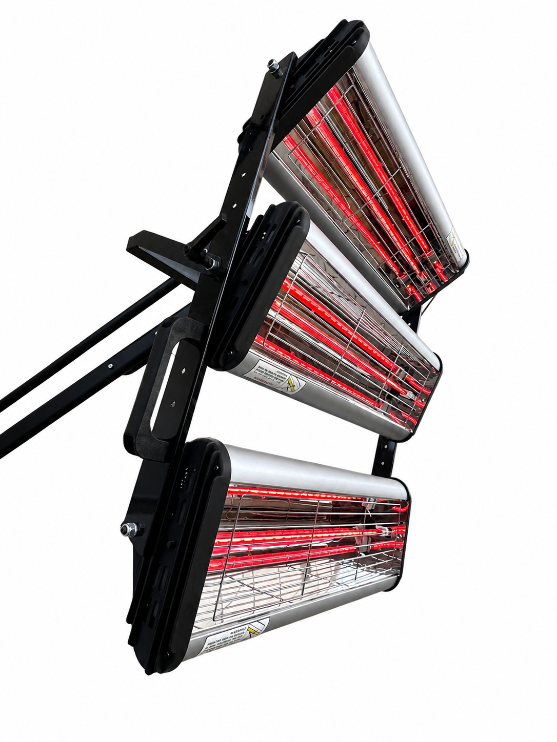 NEW 3 Head Baking Infrared Paint Curing Lamp