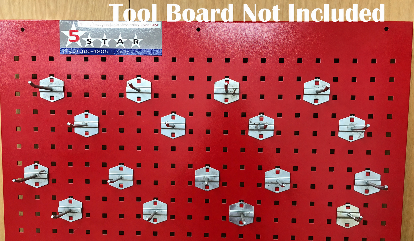 Set of 17 Auto Body Frame Machine Tool Board Hangers Only