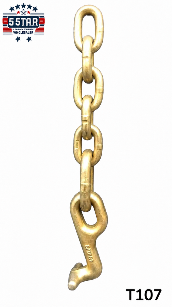 Heavy Duty T Hook Chain Body Frame Machin Repair Towing tool TOW TRUCK WRECKER