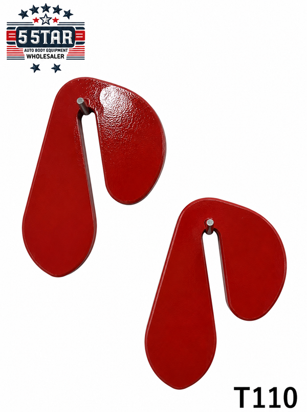 2 Chief Style Frame Machine Slotted Chain Plates 606548 Auto Body Pulling Tool