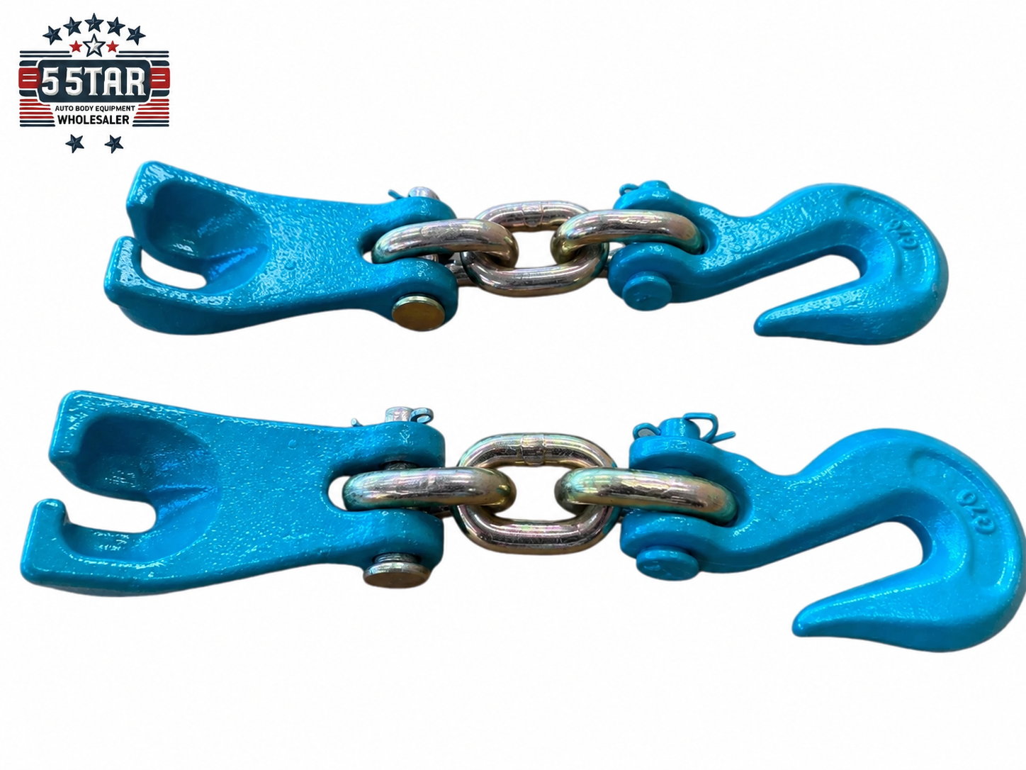 Grab Hook With Curved Claw Hooks Bumper Pull Auto Body Frame Machine Chains