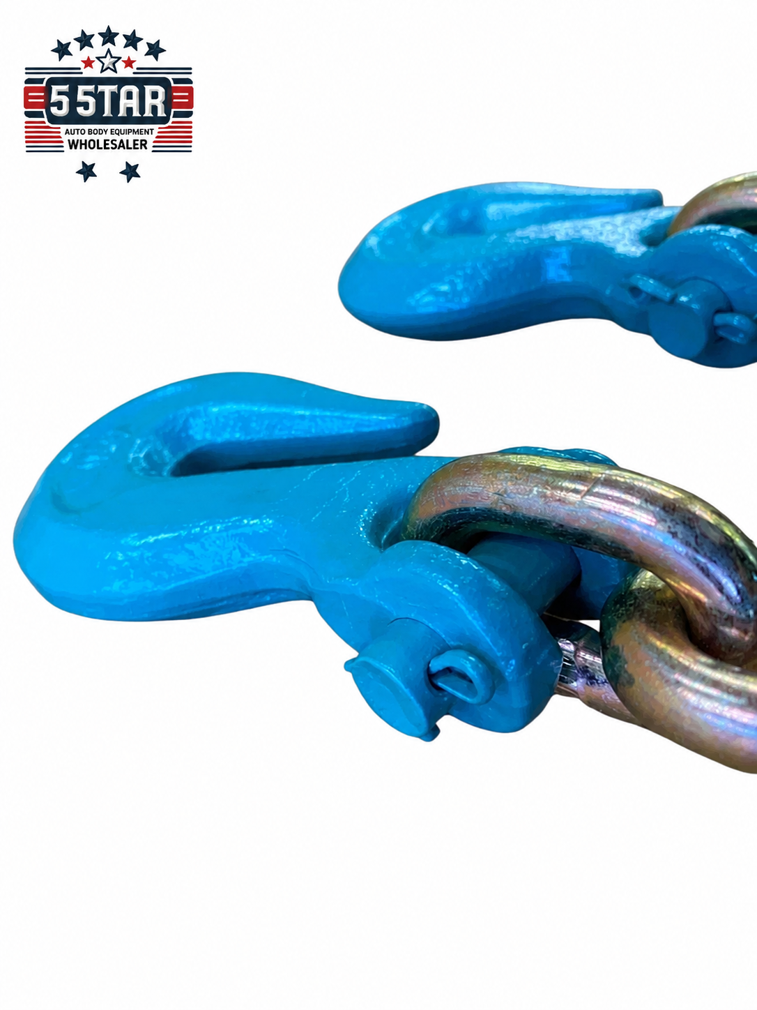 Grab Hook With Curved Claw Hooks Bumper Pull Auto Body Frame Machine Chains