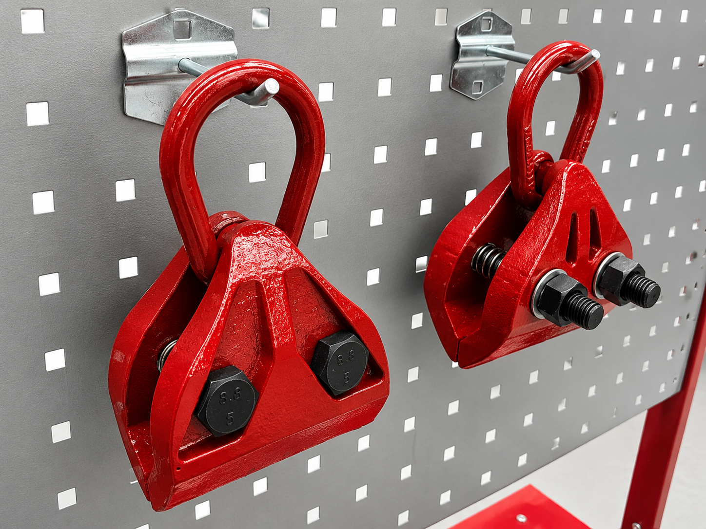 Pull Clamp  2 Pcs MCL4030 Self-Tightening Heavy Duty Clamp Red