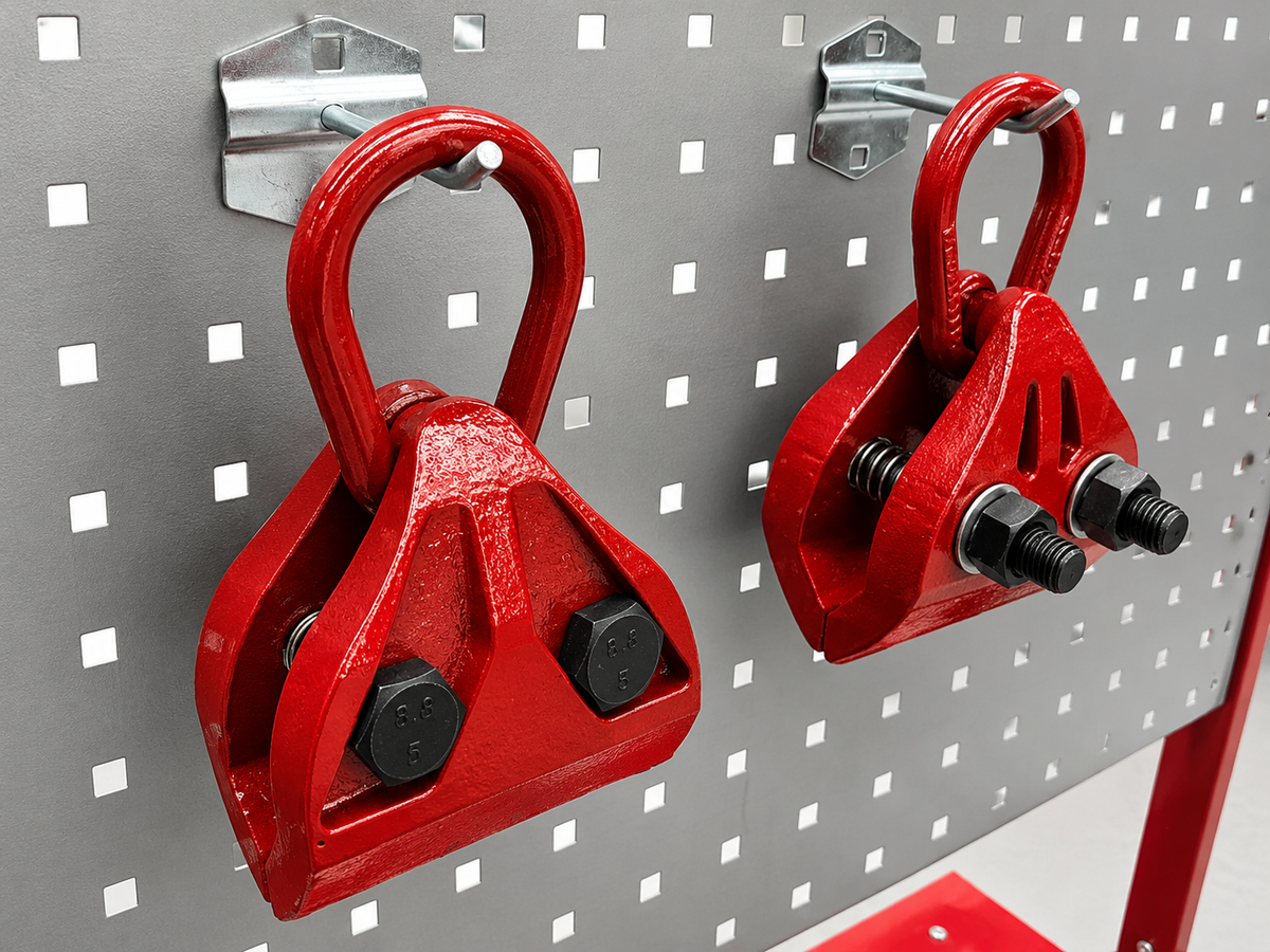 Pull Clamp  2 Pcs MCL4030 Self-Tightening Heavy Duty Clamp Red