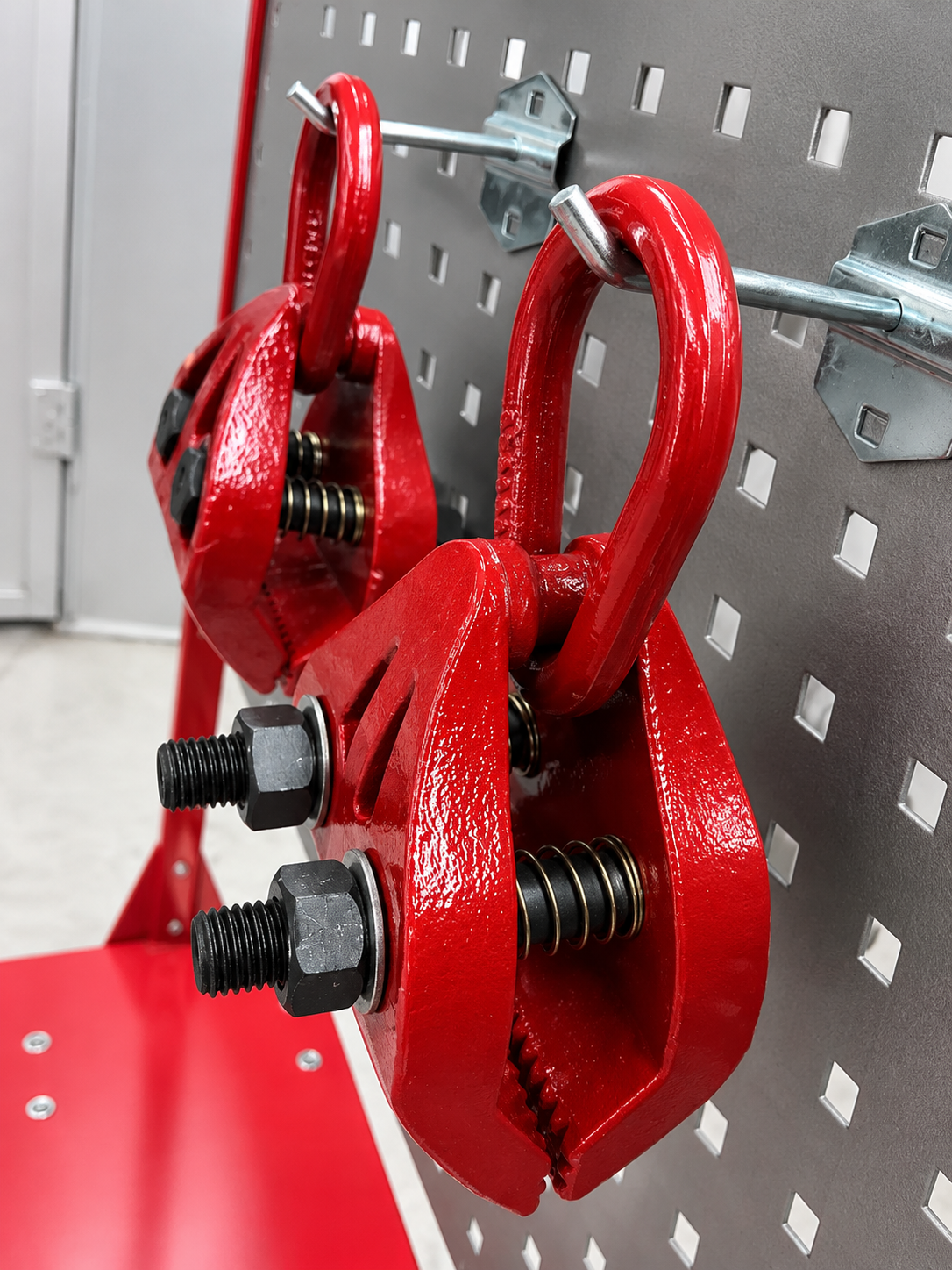 Pull Clamp  2 Pcs MCL4030 Self-Tightening Heavy Duty Clamp Red