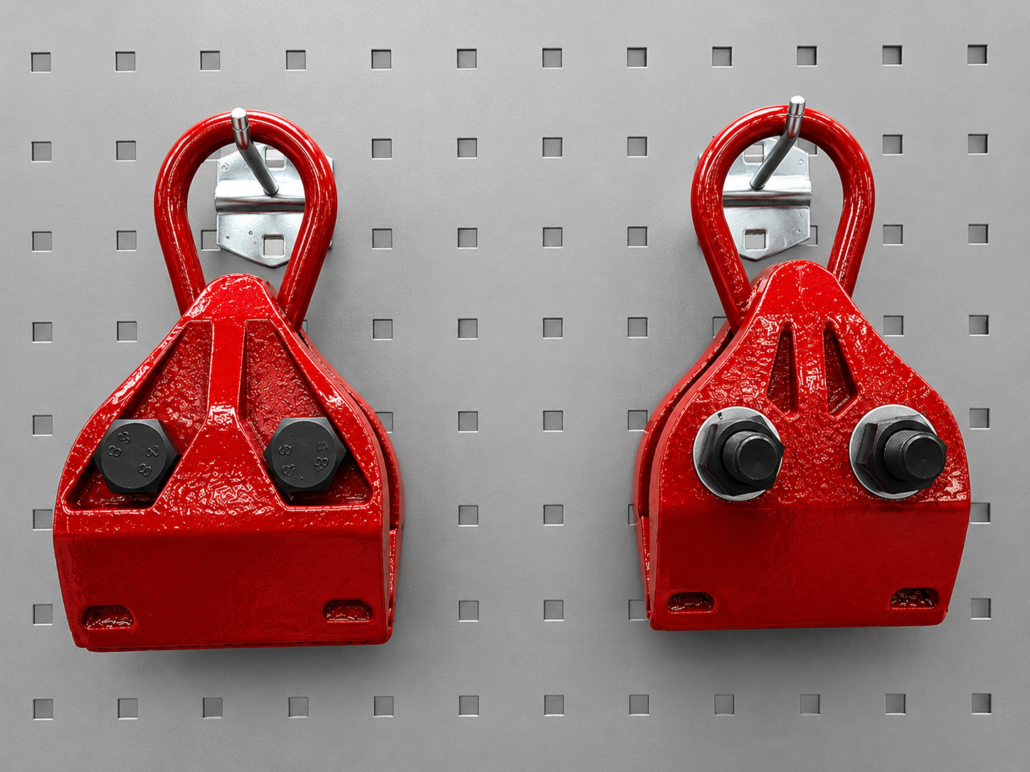 Pull Clamp  2 Pcs MCL4030 Self-Tightening Heavy Duty Clamp Red
