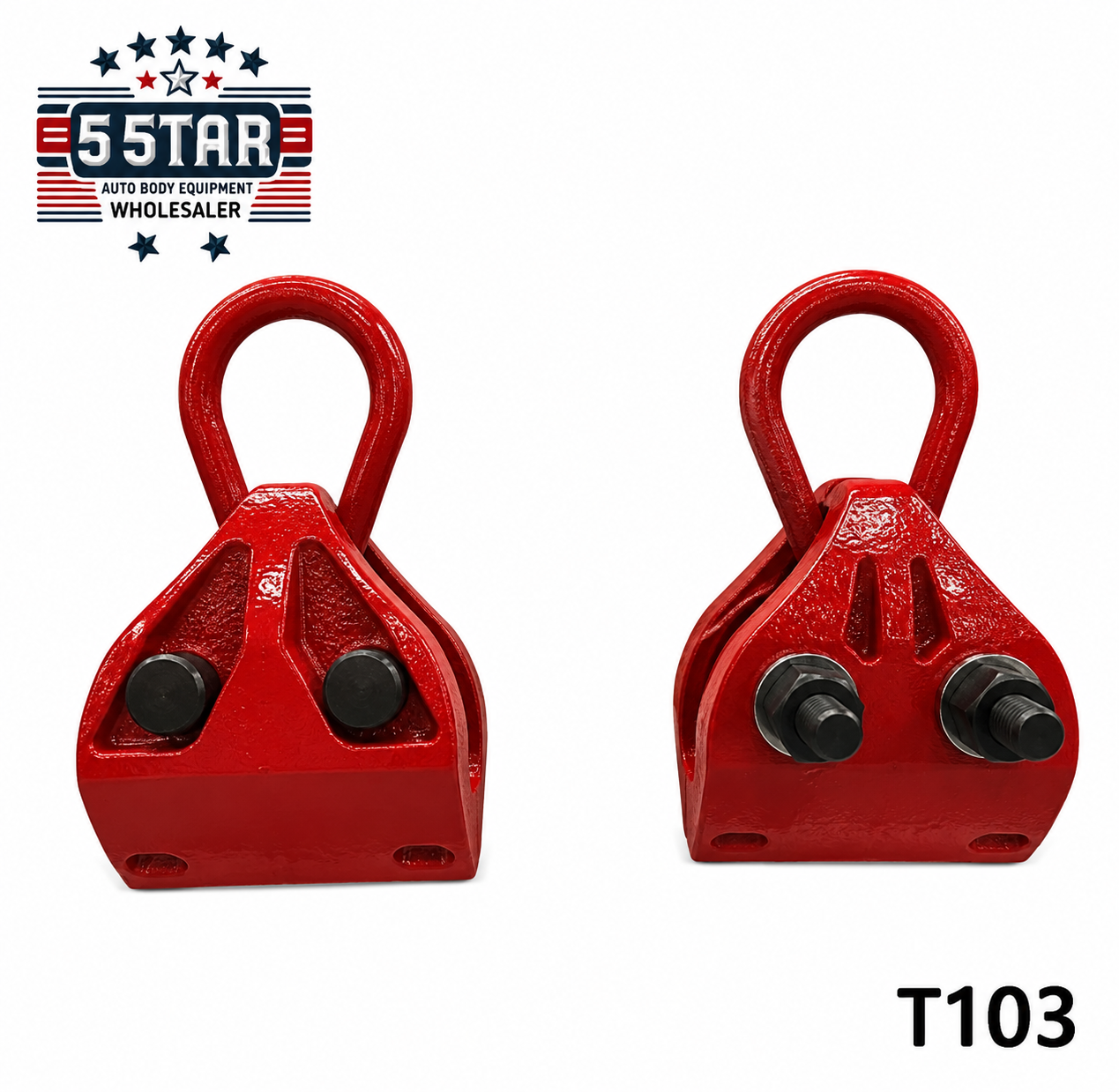 Pull Clamp  2 Pcs MCL4030 Self-Tightening Heavy Duty Clamp Red