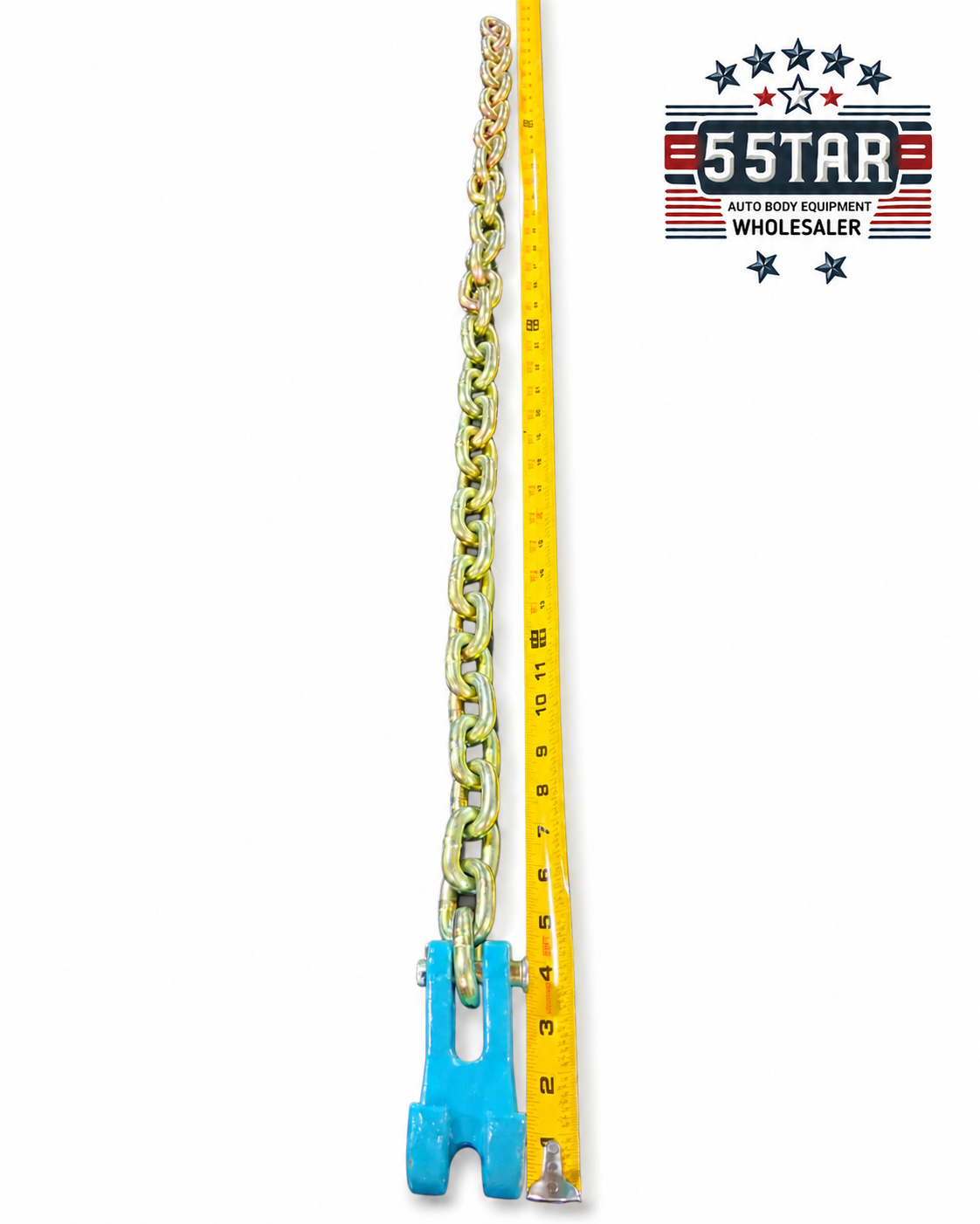 HEAVY DUTY 43 INCHES GRAB HOOK WITH CHAIN AUTO BODY SHOP AND OTHER MOST USES