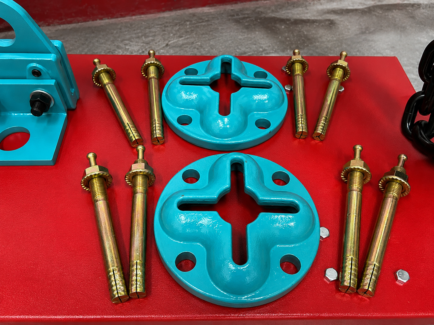 SET#65 - 65 PIECE HEAVY DUTY AUTO BODY FRAME MACHINE PULLING TOOLS & CLAMPS JACK