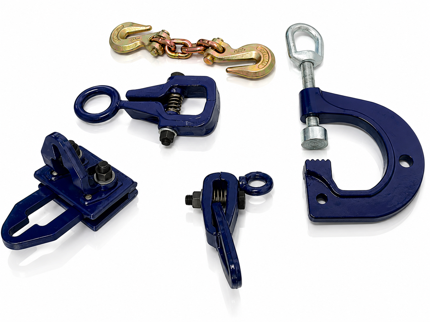 SET#17 AUTO BODY FRAME MACHINE 5 PIECE TOOL AND CLAMP SET SPECIAL PRICING
