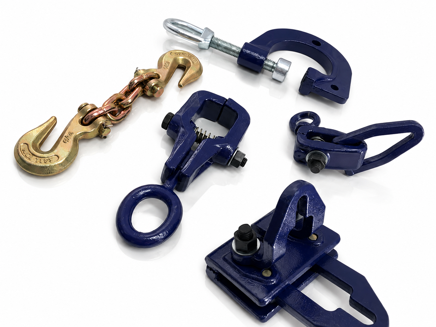 SET#17 AUTO BODY FRAME MACHINE 5 PIECE TOOL AND CLAMP SET SPECIAL PRICING
